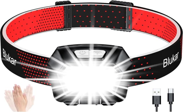 Detalle de Blukar Head Torch 2000L rechargeable headlamp