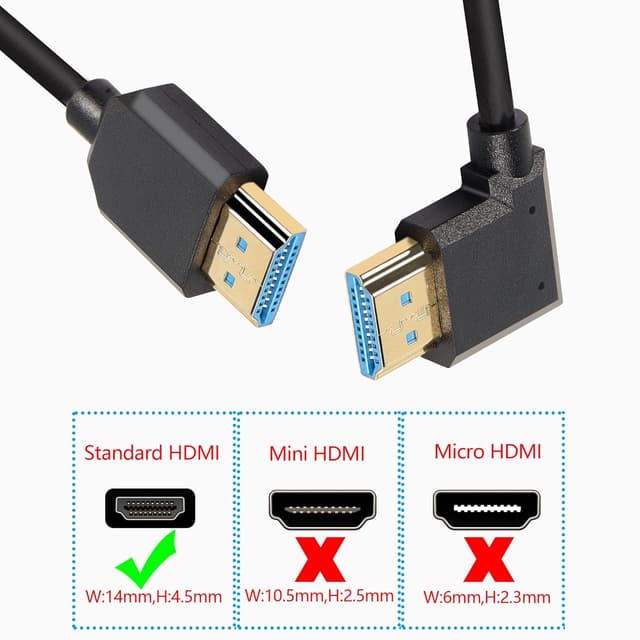 Detalle 2 de PNGKNYOCN 8K HDMI 2.1 Kabel 0,3 m