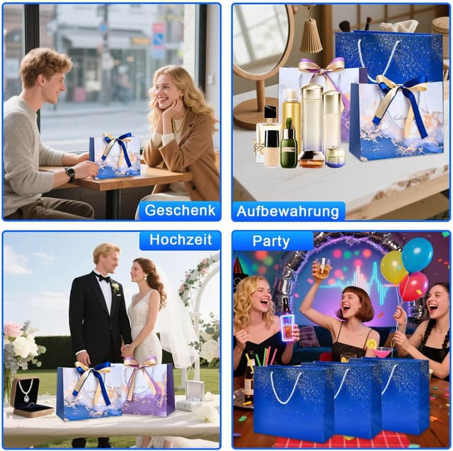 Thumbnail 5 de Geschenktüten Sternenhimmel 27,9×32×11 cm