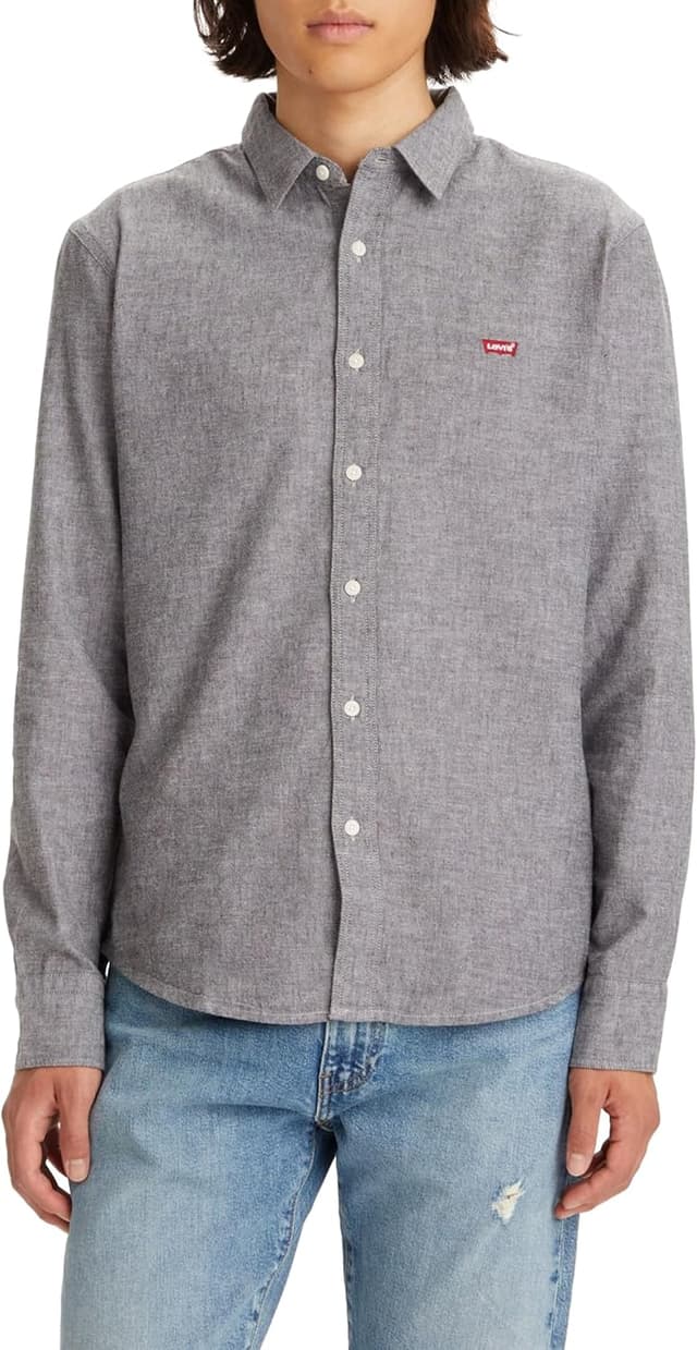 Detalle de Levi’s Long-Sleeve Battery Housemark Slim : chemise homme à manches longues