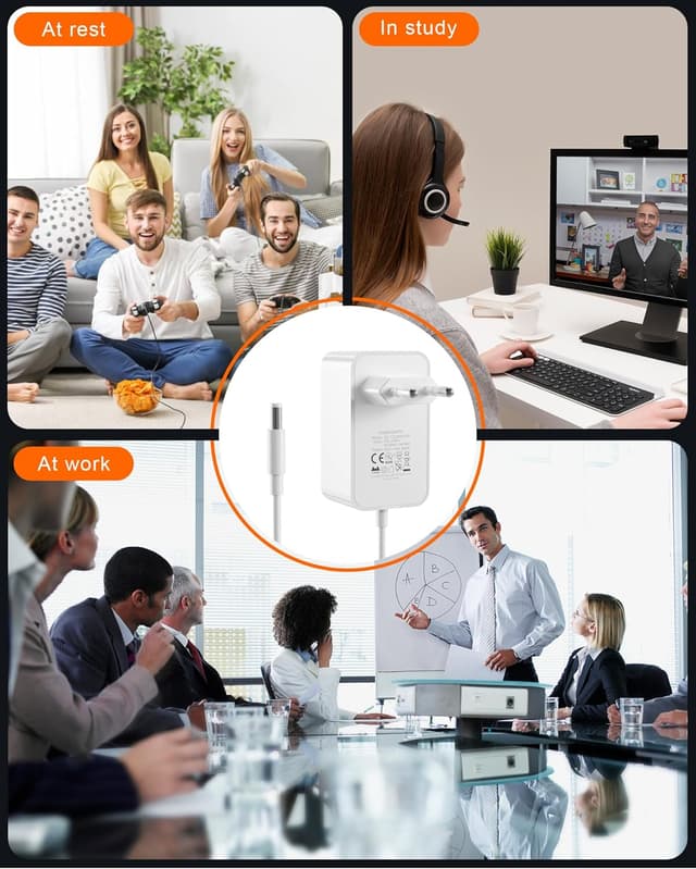 Thumbnail 6 de 12V 3A Netzteil Ladegerät 36W für AVM Fritz!Box