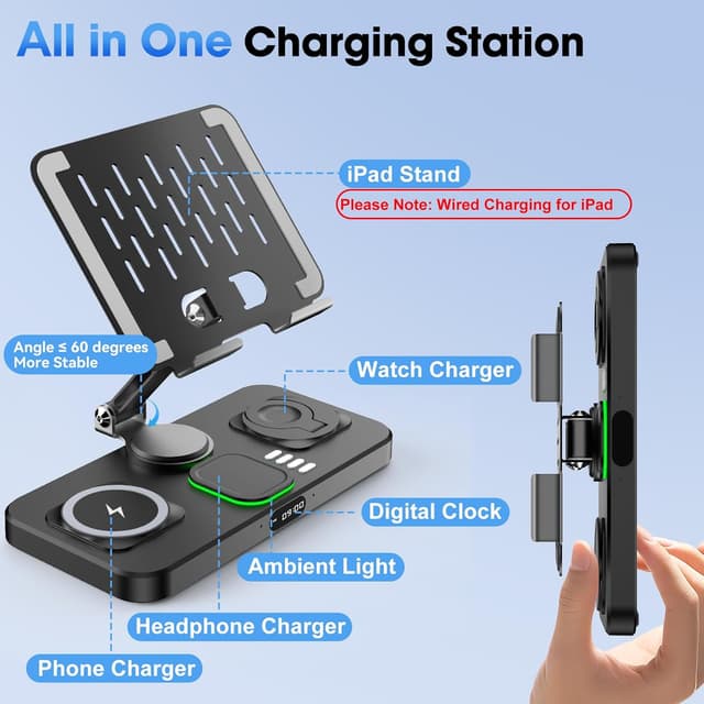 Thumbnail 4 de 6-in-1 Wireless Charger 30W