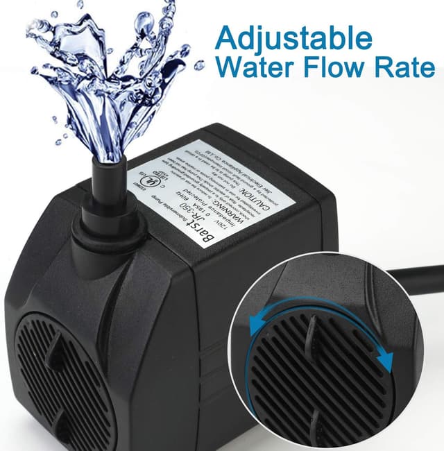 Detalle 2 de Submersible water pump 350 L/H ultra quiet