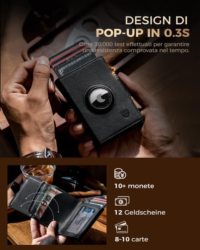 Thumbnail 4 de LORZOR Portafoglio Airtag XXL per uomo