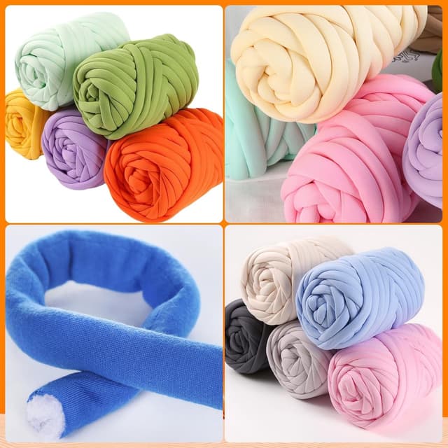 Detalle 1 de Chenille Armstrickwolle 500 g Dunkelblau