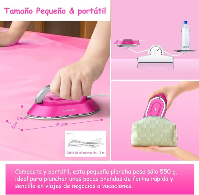 Thumbnail 3 de Newbealer Plancha de Viaje Compacta 100V-240V