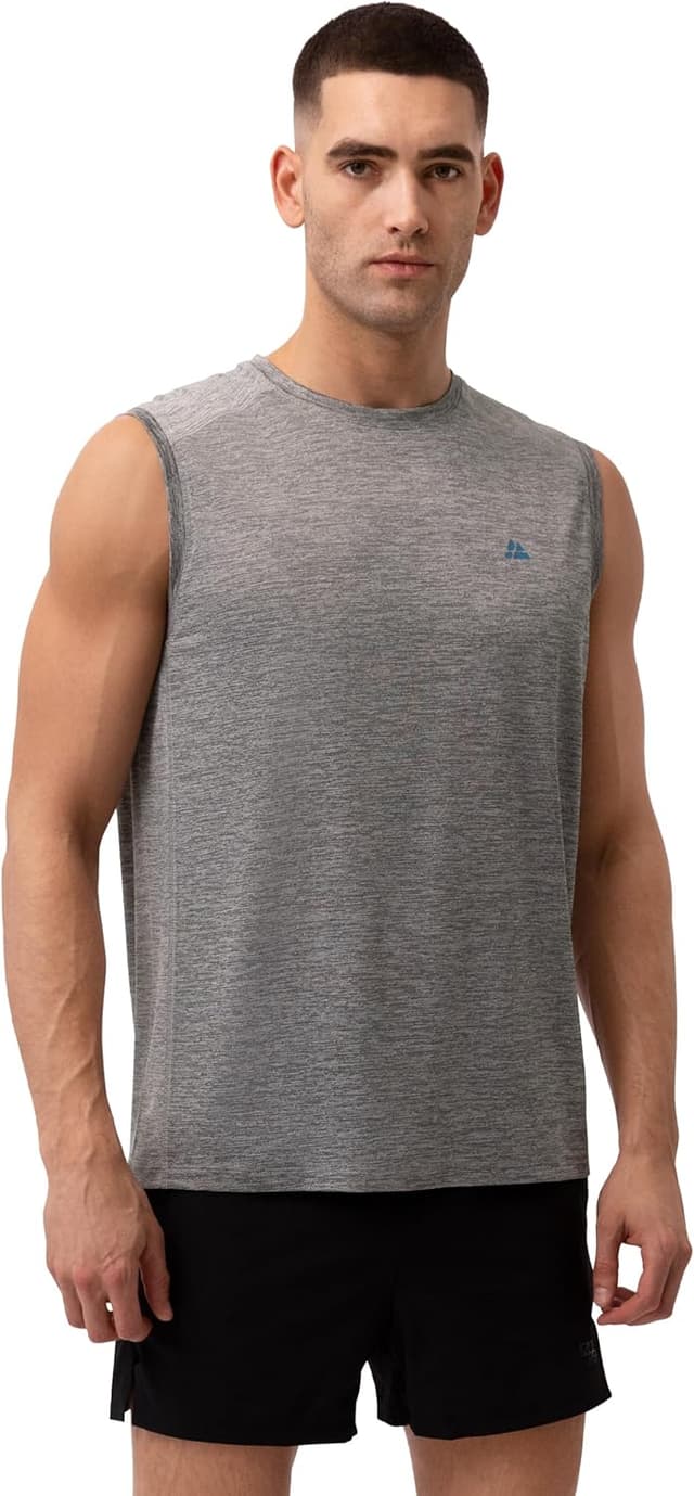 Detalle de Danish Endurance canotta fitness senza maniche 2 paia