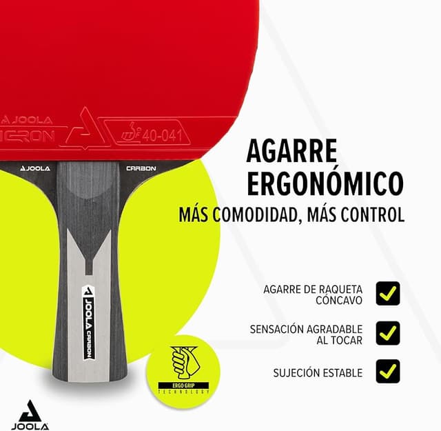 Thumbnail 3 de JOOLA 54206 Carbon X Pro - Raqueta de ping pong 🏓