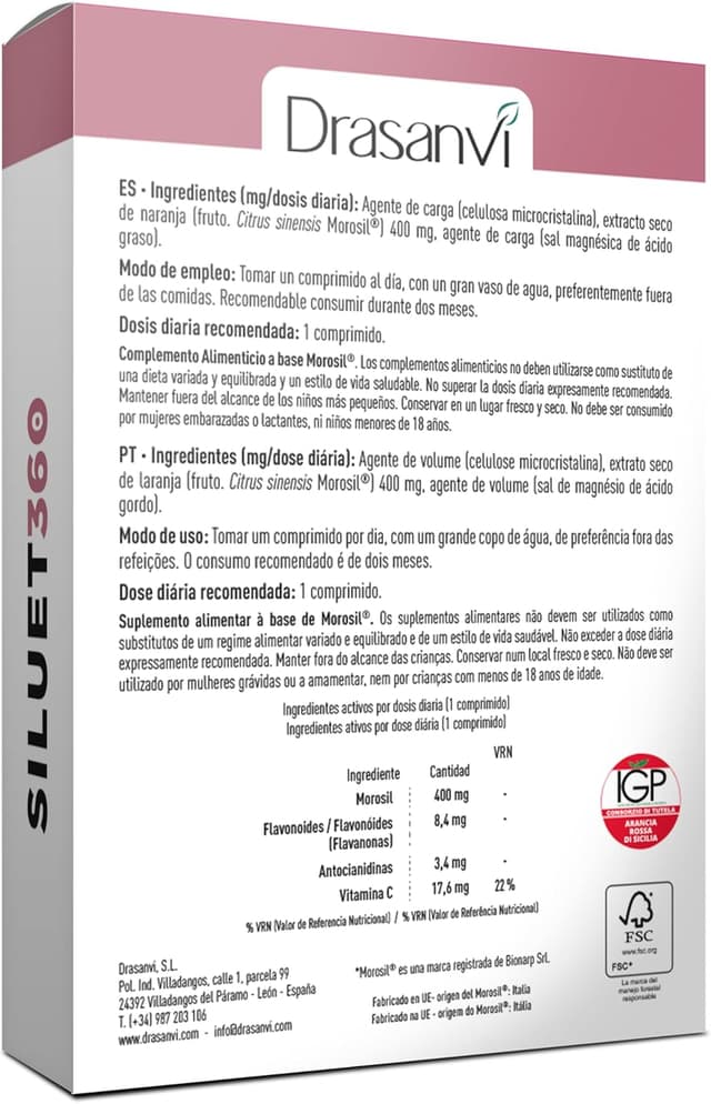 Thumbnail 5 de MOROSIL SILUET 360 🍊 Reductor de grasa, vientre plano, 30 comprimidos