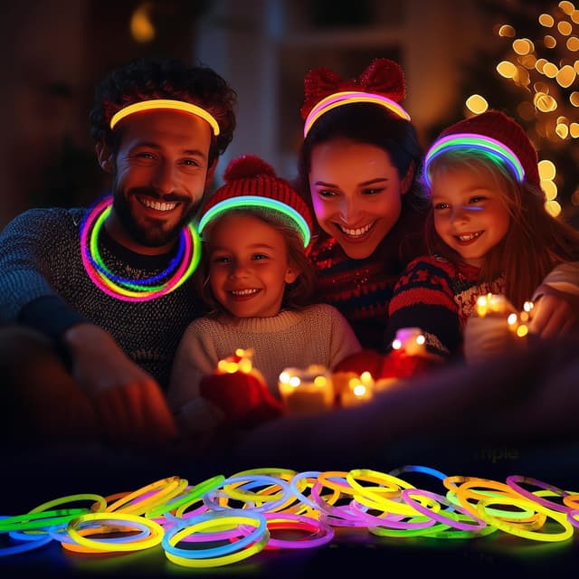 Thumbnail 5 de Prtoworior 100 Bracelet fluorescent pour fĂȘte đ