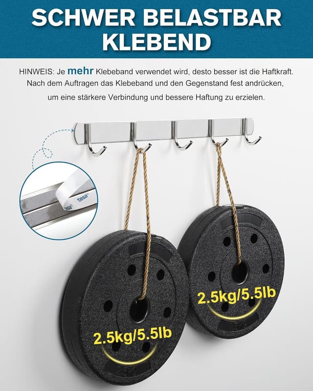 Thumbnail 1 de Emitever Doppelseitiges Klebeband 8,2 m, Montageband