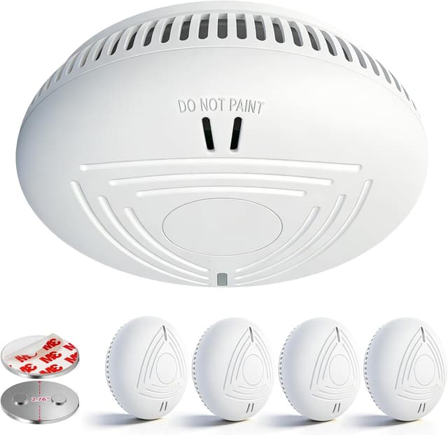 Detalle de DAYTECH Rauchmelder 10 Jahre Batterie – 4er Set