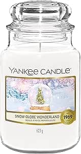 Detalle de Yankee Candle Snow Globe Wonderland tarro grande 150 h 🕯