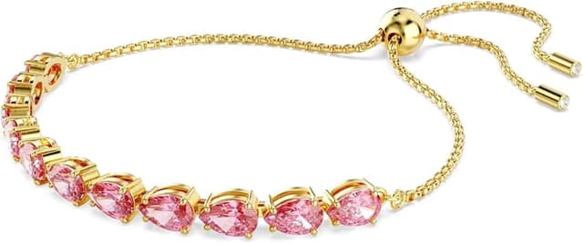 Detalle 2 de Swarovski Pulsera Matrix talla pera rosa 💍
