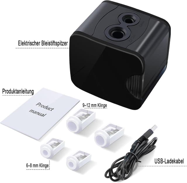 Detalle 2 de Elektrischer Anspitzer 6–8 mm ✏
