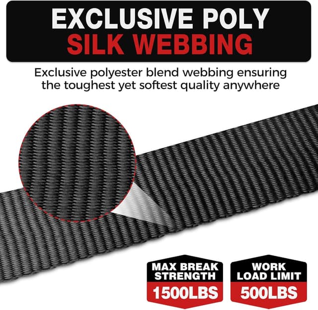 Thumbnail 4 de Autofonder Retractable Ratchet Straps 1500lb