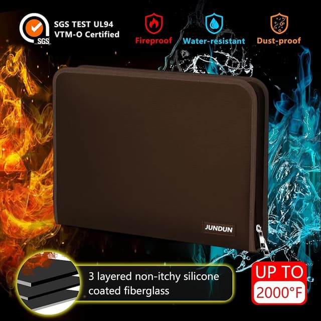 Detalle 2 de JUNDUN Fächermappe A4 mit 13 Fächern