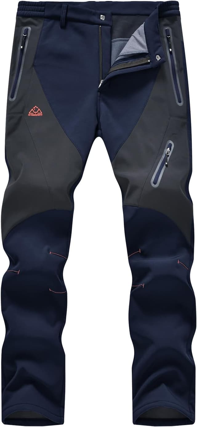 Imagen de donhobo Men's Waterproof Softshell Trousers with Zip Pockets en OfertitasTOP