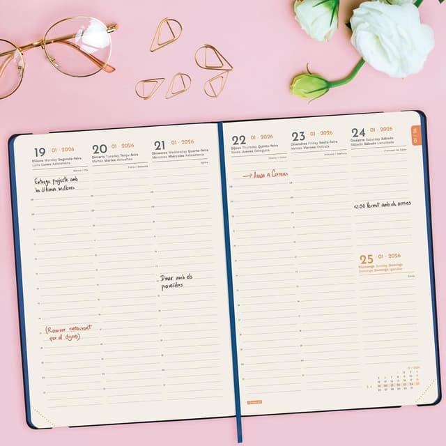 Thumbnail 2 de Finocam agenda 2026 Semana Vista Vertical