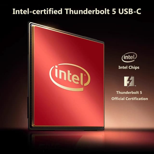 Detalle 2 de Alvin's Cables Thunderbolt 5 Cable (1ft) – 120Gbps USB-C to USB-C with 240W USB PD and up to 16K @ 30Hz