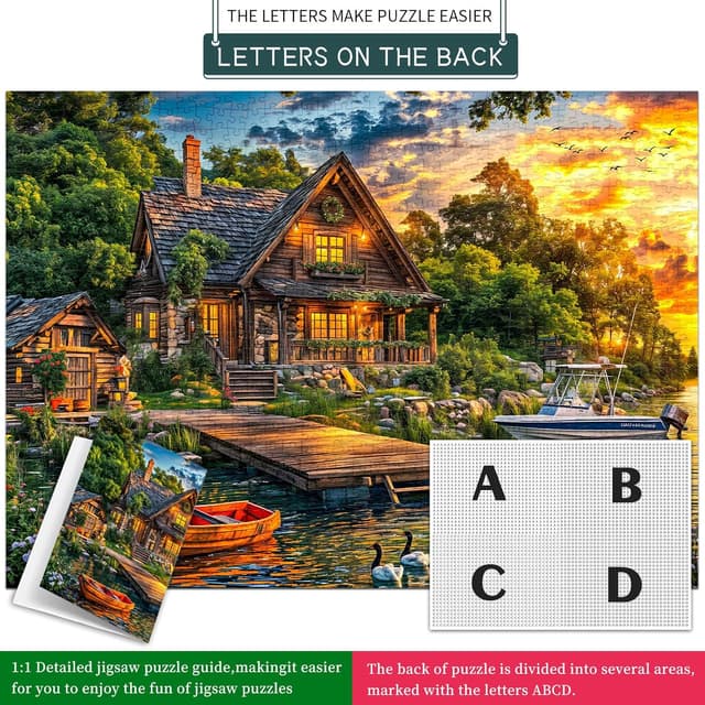 Thumbnail 6 de TangComplete Puzzle 1000 pièces, 70 x 50 cm