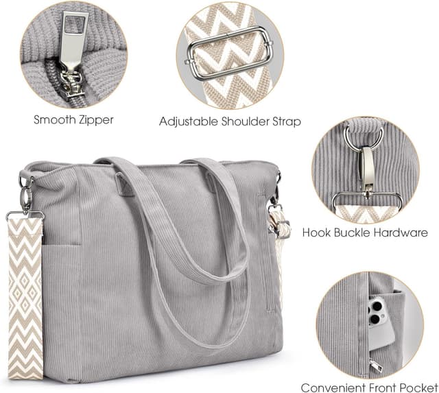 Thumbnail 4 de oscaurt Cord Tote Bag Shopper Tasche Damen