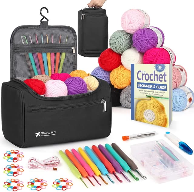 Imagen de Reessy Crochet Kit 88PCS for Beginners en OfertitasTOP