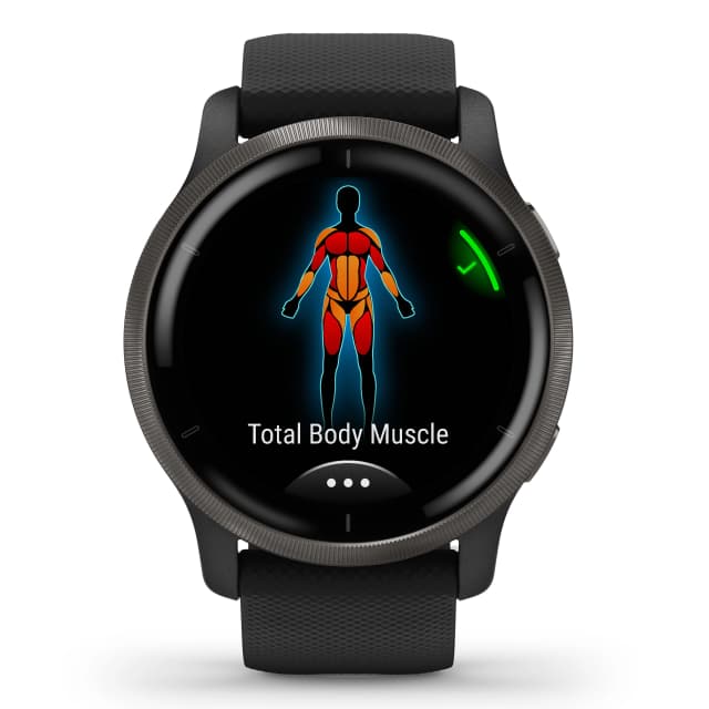 Detalle de Garmin Venu 2 (reacondicionado Grado A) smartwatch AMOLED con GPS y seguimiento de bienestar