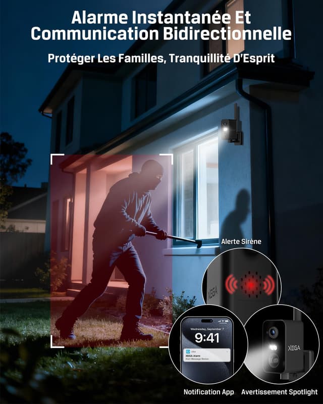 Thumbnail 4 de Xega 4G caméra 10000 mAh