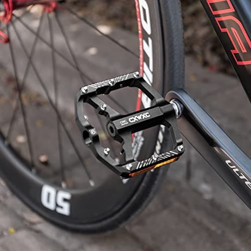 Thumbnail 7 de CXWXC Pedali Flat MTB 9/16″ in alluminio CNC per bici