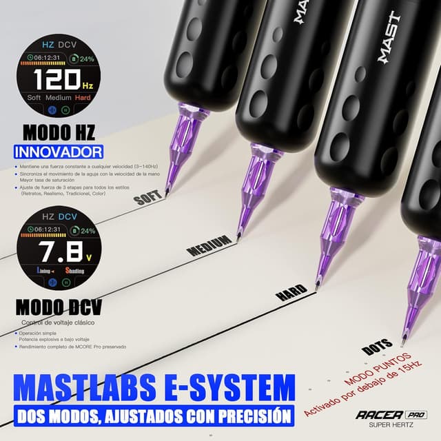 Thumbnail 5 de Mast Racer Pro Máquina de Tatuar Rotativa 1520mAh