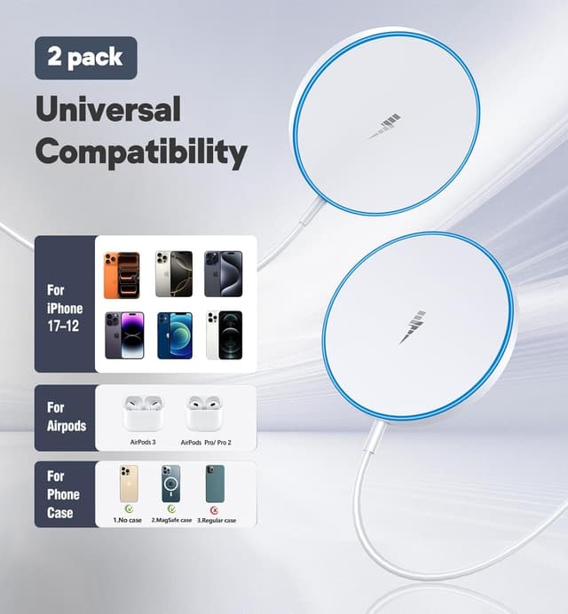 Thumbnail 5 de OANDYS Mag-Safe Ladegerät 2er 15 W