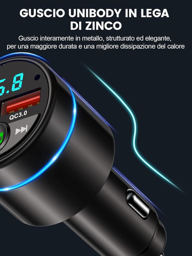 Thumbnail 6 de Mohard Trasmettitore FM Bluetooth 5.3 30W
