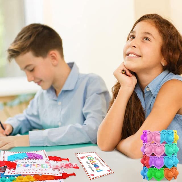 Thumbnail 4 de AYGXU 30pcs Valentine Cards and Bracelets