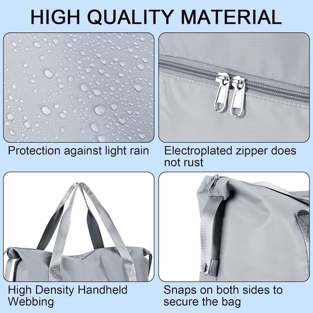 Detalle 1 de CS COSDDI 29L Travel Duffel Bag with Trolley Sleeve and Separate Dry & Wet Compartment