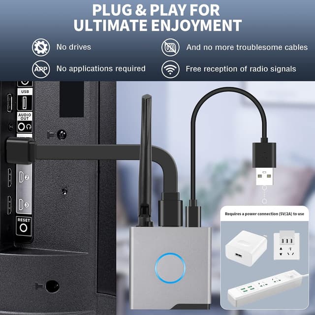 Thumbnail 2 de BRAIDOL Wireless HDMI Display Dongle 4K