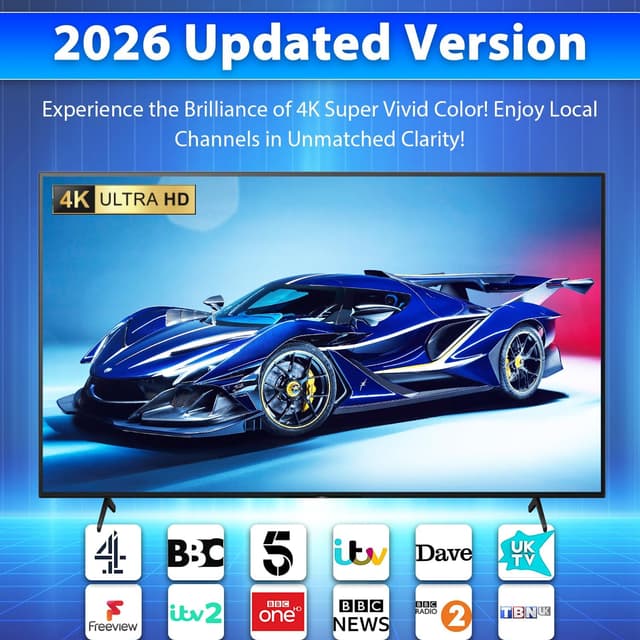 Detalle 2 de Indoor TV Aerial for Freeview (Long Range 360°) with Magnetic Base and 5m Coax Cable