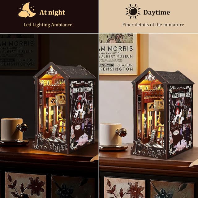 Thumbnail 4 de LUMYCE Book Nook Kit DIY miniature house with LED light 🏠