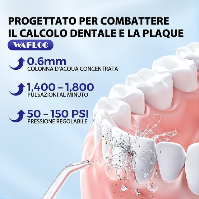 Detalle de WAFLOO idropulsore dentale con 300 ml
