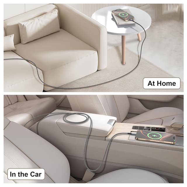 Detalle 2 de 60W USB C Kabel 5M PD 3.0 Ladekabel