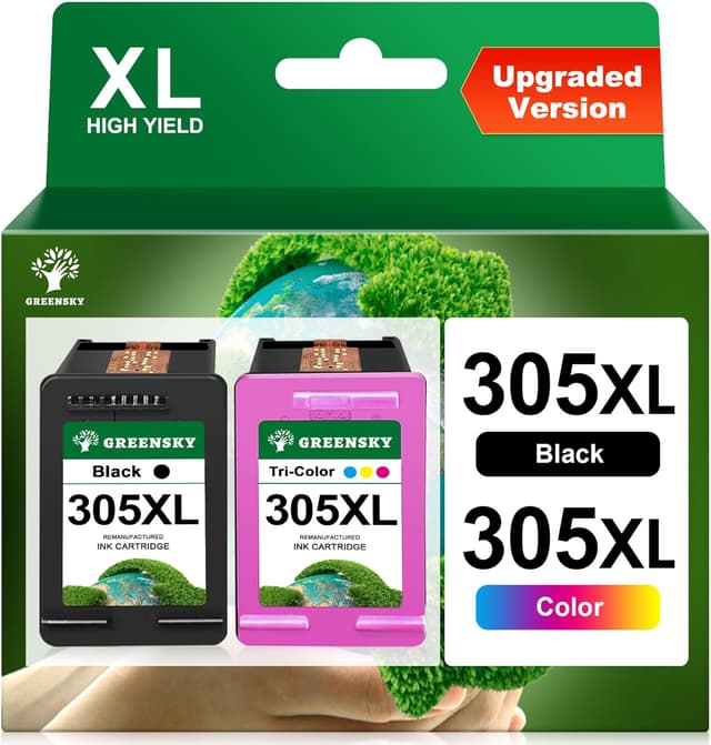 Detalle de GREENSKY 305XL cartucce compatibili 750 pagine
