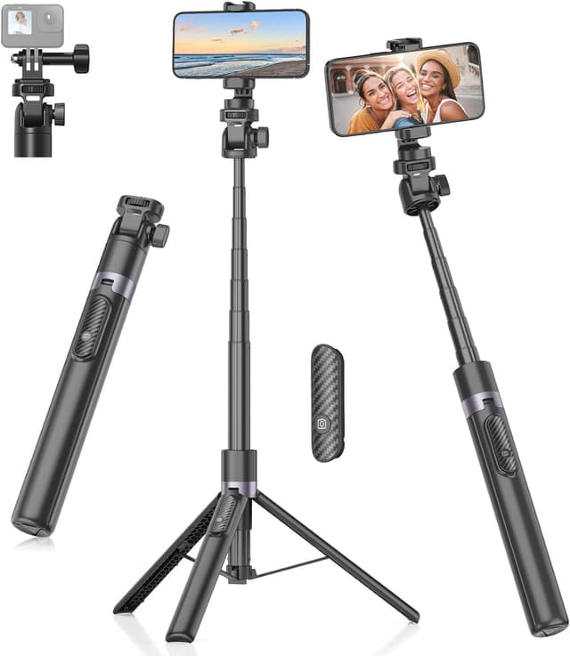 Detalle de Gahenwo 68" selfie stick tripod for phone