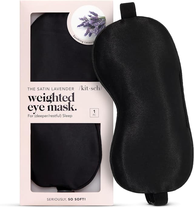Detalle de Kitsch antifaz con peso para dormir 1 unidad