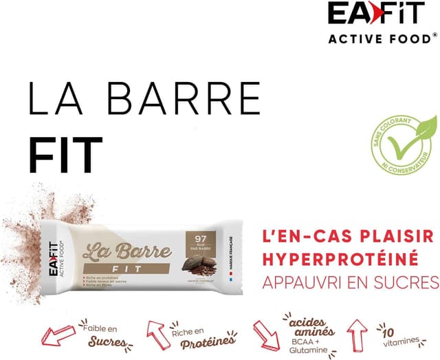 Detalle de EAFIT La Bar Bar Fit Chocolat 28 g