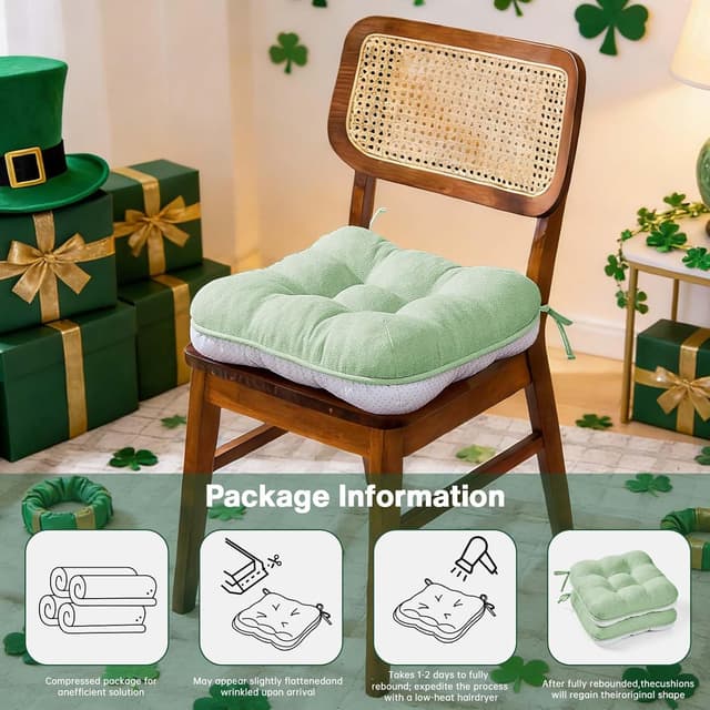 Thumbnail 6 de Betu Chair Cushions 16x16x3.5 Sage Green