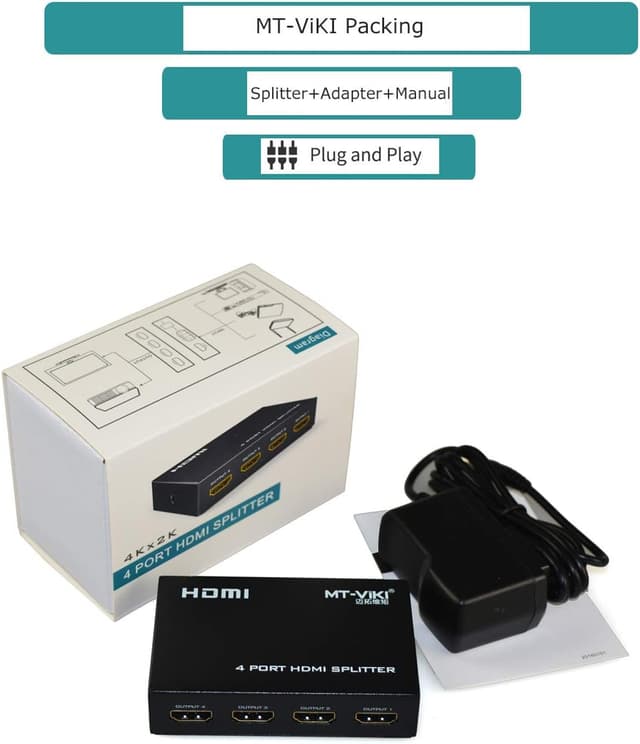 Thumbnail 5 de MT-ViKI HDMI Splitter 1x4 4K