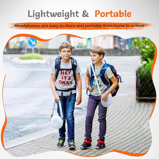 Detalle 1 de TONOSHARK Kids headphones with mic 85/94dB