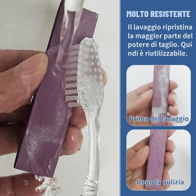 Detalle 2 de stedi Spugna abrasiva per modellismo 3 mm, 30 fogli 🎨