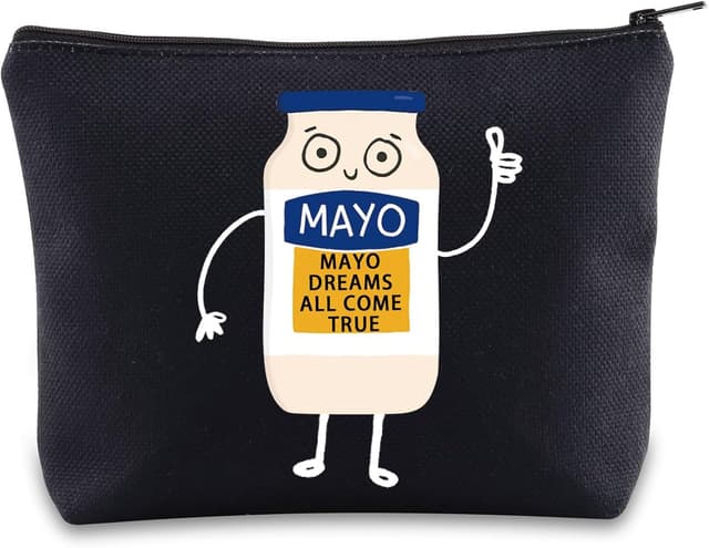 Detalle de Mayonnaise Makeup Bag Mayo Lover Gifts waterproof zipper pouch (Mayo UK)