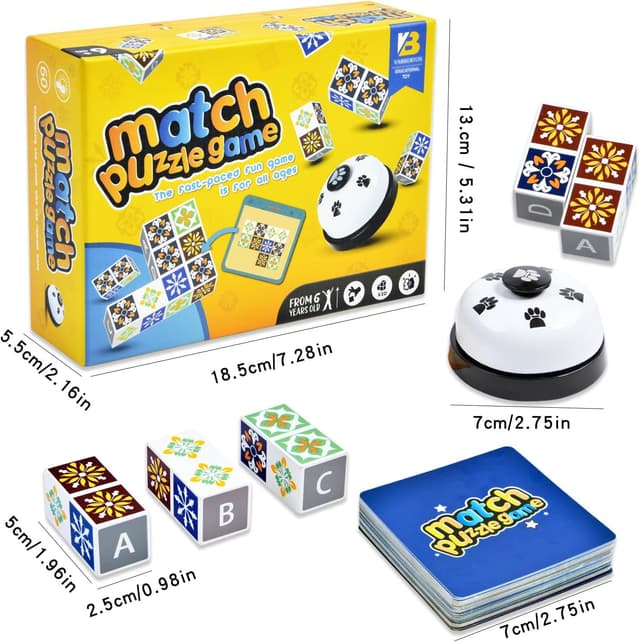 Thumbnail 5 de Juego de rompecabezas de madera a juego 🧩 para toda la familia